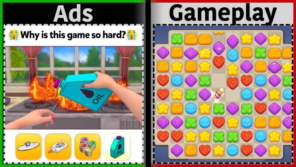 Mobile ad vs reality